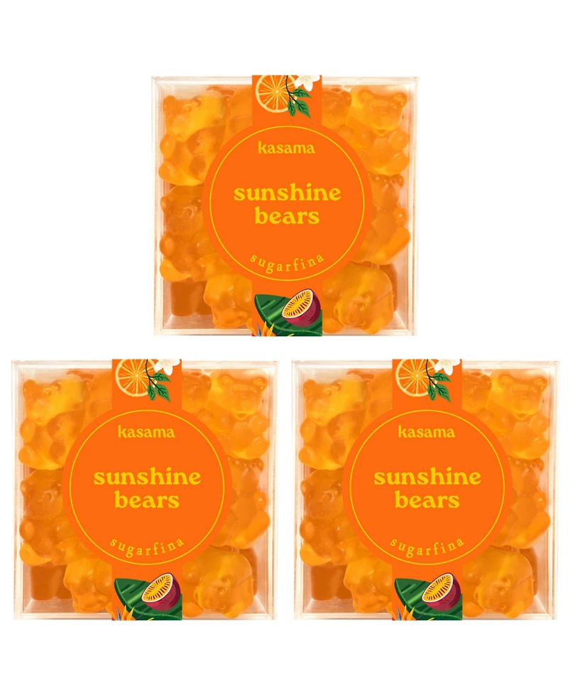 Sugarfina Sunshine Bears Small Cube Kit, 3 Pieces