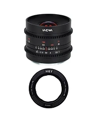 Venus Laowa 9mm T2.9 Zero-d Cine Lens for Fuji X with H&Y RevoRing 46-62mm Variable Adapter