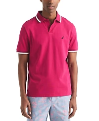 Nautica Men's Classic-Fit Johnny Collar Tipped Polo Shirt