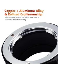 K&F Concept M15115 Minolta Md/Mc Lenses to Fujifilm X Lens Adapter Ring
