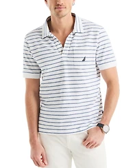 Nautica Men's Classic-Fit Stripe Seersucker Polo Shirt