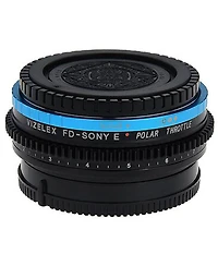Fotodiox Vizelex Polar Throttle Lens Mount Adapter for Canon Fd & Fl 35mm Slr Lens to Sony Alpha E-Mount Mirrorless Camera Body with Built-In Circular