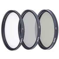 Sony Fe 28-70mm f/3.5-5.6 Oss Lens, Black, Bundle with 55mm Digital Essentials Filter Kit and 15x15" Lens Wrap