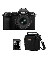 Fujifilm X-S20 Mirrorless Camera with Xf 16-50mm f/2.8-4.8 R Lm Wr Lens, Black, Bundle with 64GB Memory Card and Shoulder Bag