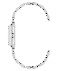 Anne Klein Women's Quartz Petite Octagonal Silver-Tone Metal Alloy Bracelet Watch, 21mm