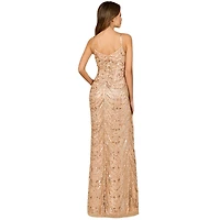 Lara Women's Scoop Neck Beaded Dress