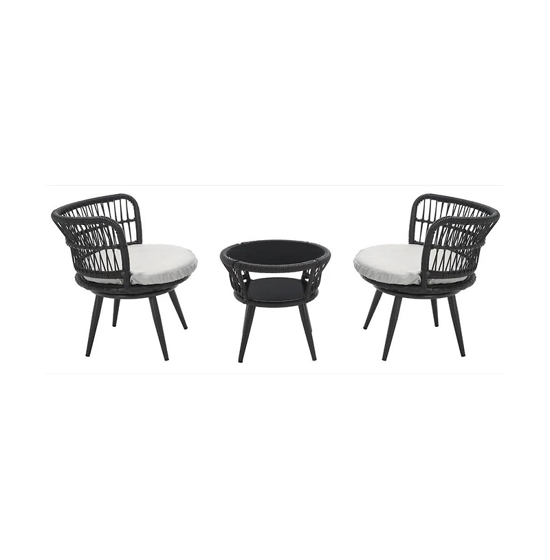 Kyomi 3PC Lounge Set