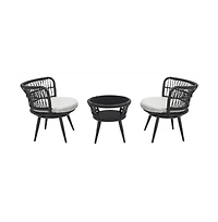 Kyomi 3PC Lounge Set