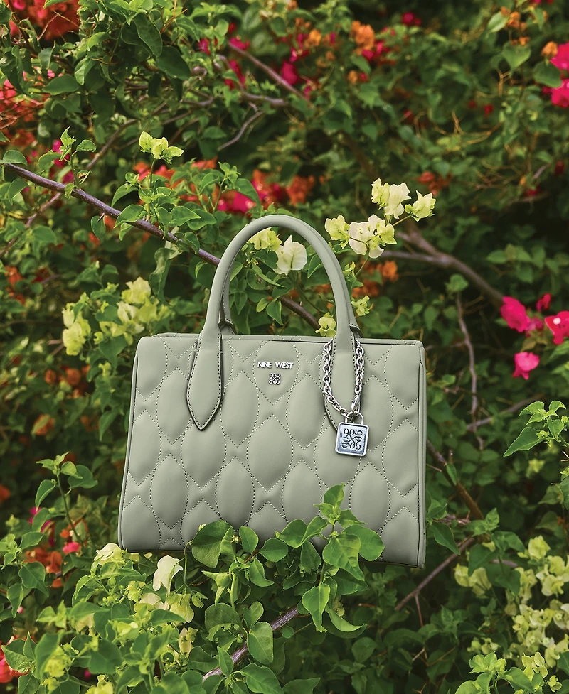 Nine West Designer Rue Medium Satchel Bag