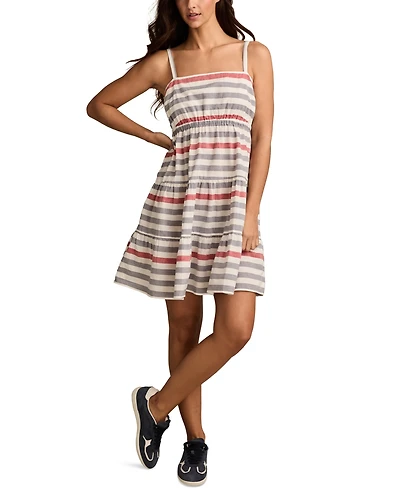 Lucky Brand Women's Tie-Back Mini Dress