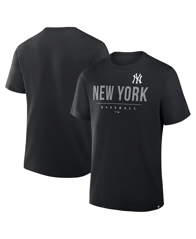 Fanatics Men's Black New York Yankees Color Pop Legacy Clubhouse T-Shirt