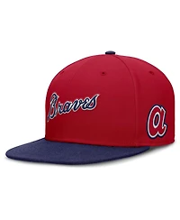 Nike Men's Red Atlanta Braves True Performance Fitted Hat