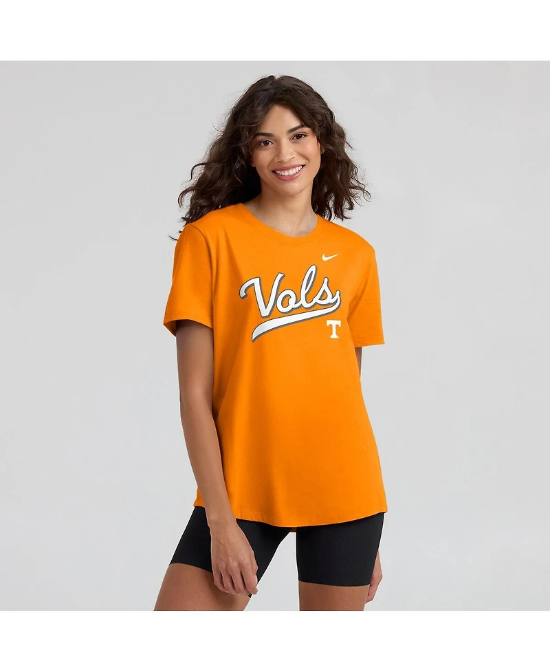 Nike Women's Tennessee Orange Volunteers Local Script T-Shirt