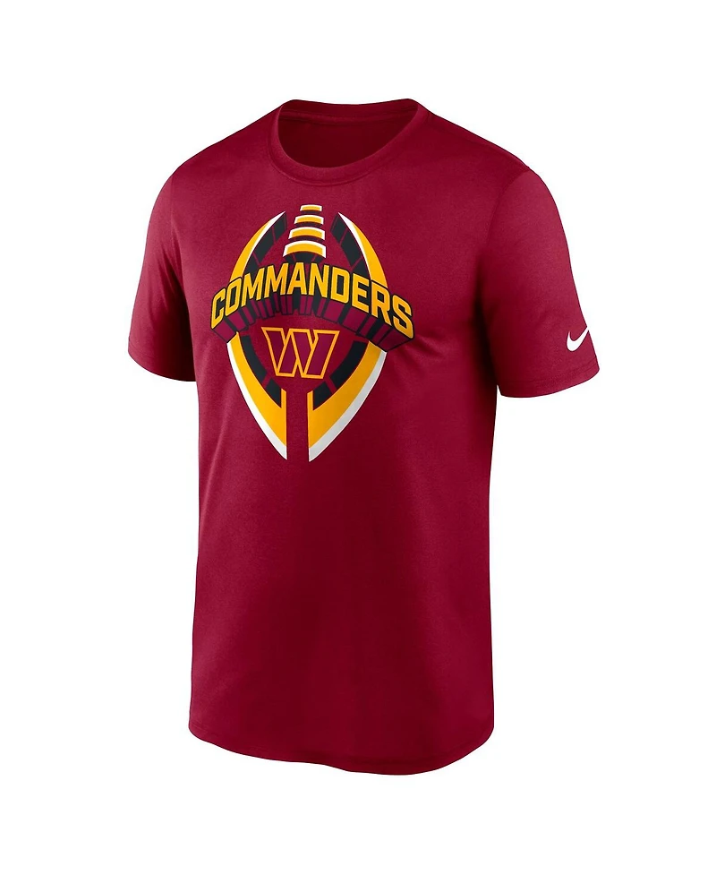 Nike Men's Burgundy Washington Commanders Legend Icon Performance T-Shirt