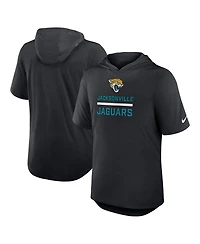 Nike Men's Black Jacksonville Jaguars Lockup Tri-Blend Hoodie T-Shirt