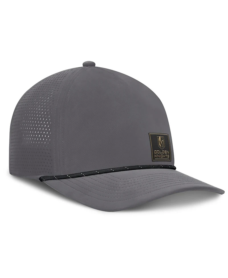 Fanatics Men's Gray Vegas Golden Knights Captain Rope Adjustable Hat