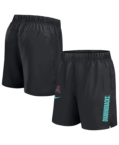 Nike Men's Black Arizona Diamondbacks Woven Victory Performance Shorts