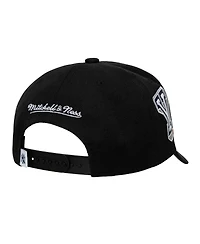 Mitchell & Ness Men's Black New York Yankees Hyper Type Pro Crown Snapback Hat