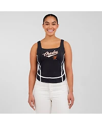 Wear By Erin Andrews Women's Black Baltimore Orioles Square Neck Tank Top