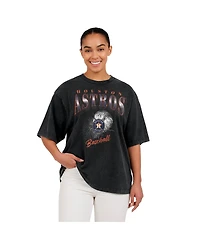 Wear By Erin Andrews Women's Charcoal Houston Astros Boyfriend T-Shirt