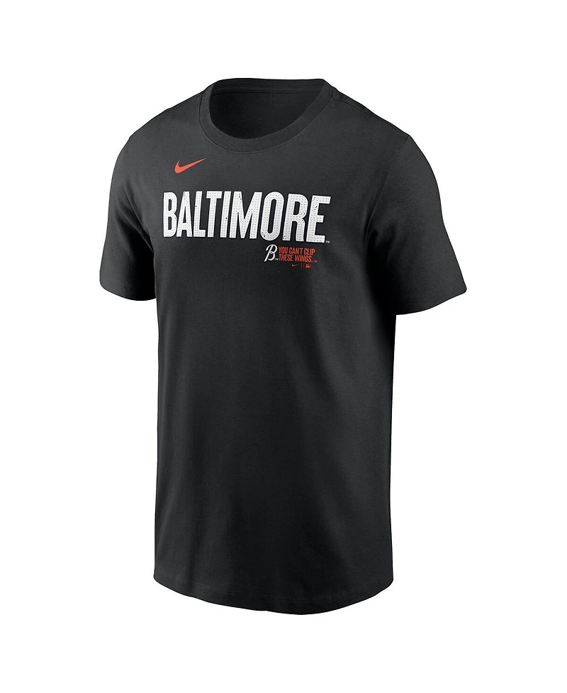 Nike Men's Jackson Holliday Black Baltimore Orioles 2024 City Connect Fuse Name Number T-Shirt