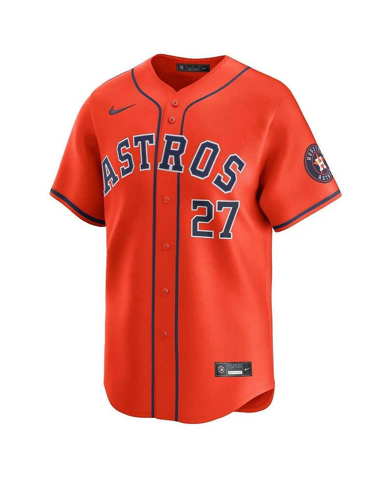 Nike Men's Jose Altuve Orange Houston Astros Alternate Limited Player Jersey