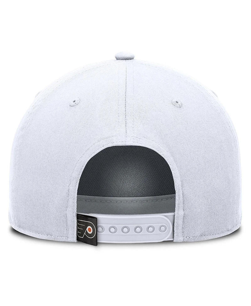 Fanatics Men's White Philadelphia Flyers Rope A-Frame Adjustable Hat