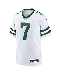 Nike Men's Justin Fields Legacy White New York Jets Game Jersey