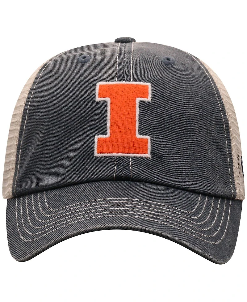 Top Of The World Men's Navy/Natural Illinois Fighting Illini Vintage Adjustable Hat