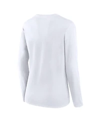 Fanatics Women's White Tampa Bay Lightning Long Sleeve T-Shirt