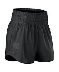 Nike Women's Black North Carolina Tar Heels Performance One High-Rise Shorts