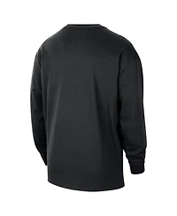 Nike Men's Black Brooklyn Nets 2024/25 City Edition Courtside Max90 Heavyweight Long Sleeve T-Shirt