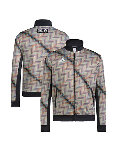 Adidas Men's Black Seattle Sounders Fc 2024 Hispanic Heritage Full-Zip Track Jacket