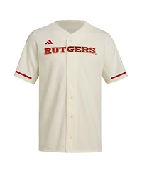 Adidas Men's Cream Rutgers Scarlet Knights Replica Baseball Jersey