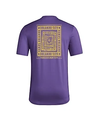 Adidas Men's Purple Orlando City Sc Local Wrap T-Shirt