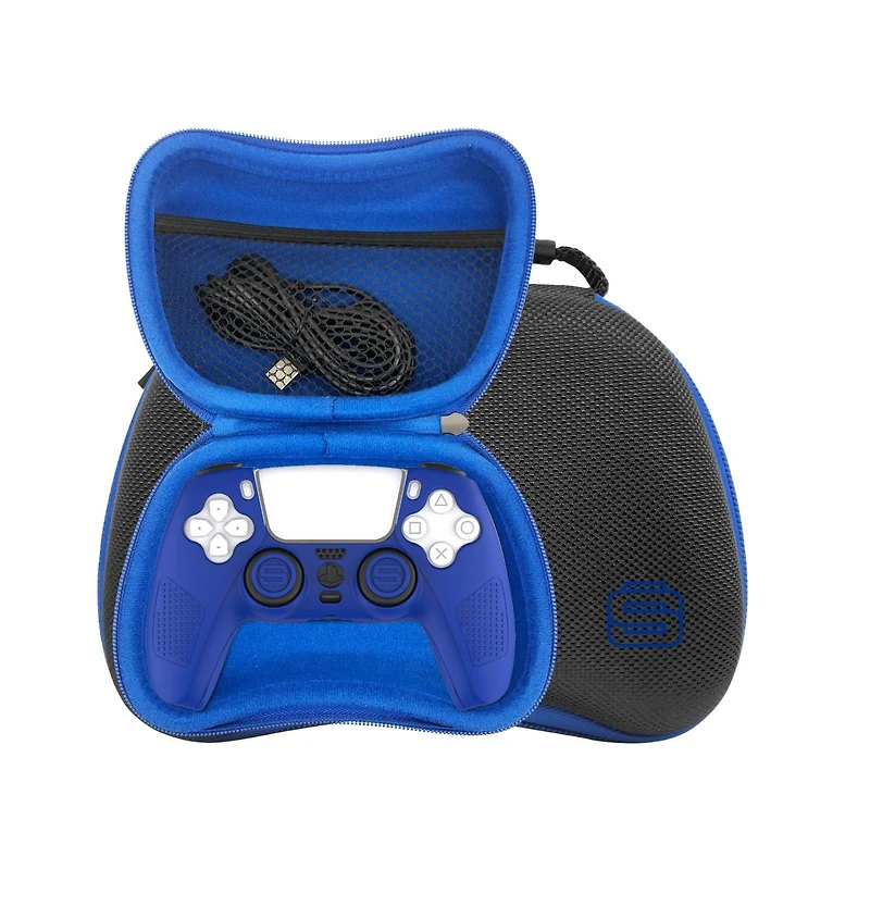 Sony PlayStation 5 Slim Disc Astro Bot, Rachet and Clank Bundle with Extra Controller, Pro Gamer Starter Kit, MightySkins Code 2 Year Extended War