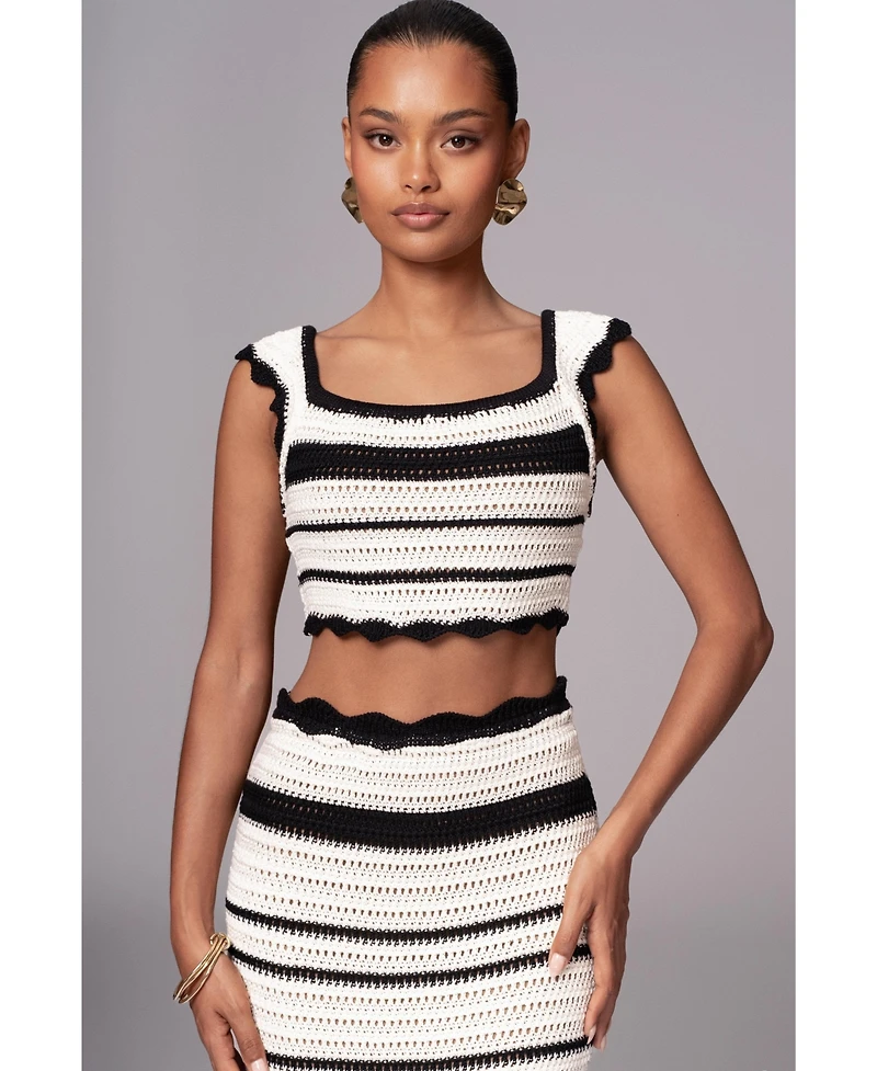 Jluxlabel Women's Corazon Ruffle Skirt Set