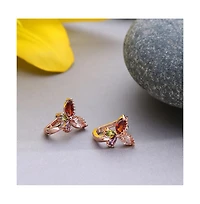 Sohi Women's Butterfly Hoop Earrings