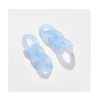 Sohi Women's Chainlink Drop Earrings