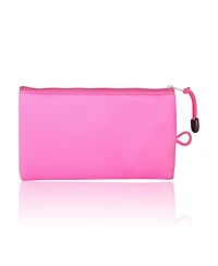 Hello Kitty Makeup Bag Official License, Pink Neoprene Zip Pouch for Travel, Sanrio Travel Gifts