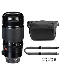 Fujifilm Xf 50-140mm f/2.8 R Lm Ois Wr Lens, Bundle with Peak Design 6L Everyday Sling V2, SlideLITE Strap