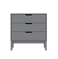 Samuel Kids Triple-Drawer Dresser With Solid Wood Frame