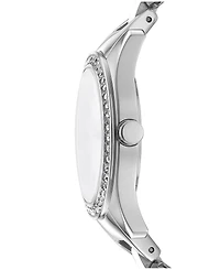 Dkny Women's Astoria Midi Glitz Stainless Steel Bracelet Watch, 33mm