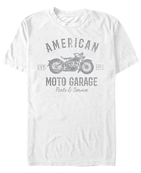 Generic Additude Men's American Moto Garage Short Sleeve T-Shirt
