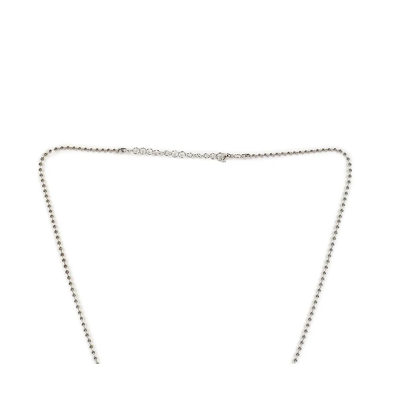 Sohi Women's Silver Plated Designer Necklace