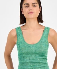 I.n.c. International Concepts Women's Space-Dyed Sweater Tank Top, Exclusively at Macy's