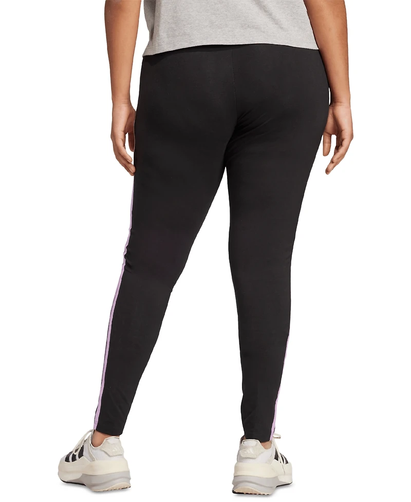 adidas Plus Essentials 3-Stripes Cotton Leggings