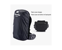 Naturehike 60L+5L Hiking Backpack – Waterproof, Lightweight Mountain Bag with Rain Cover & Shoe Compartment for Camping & Travel