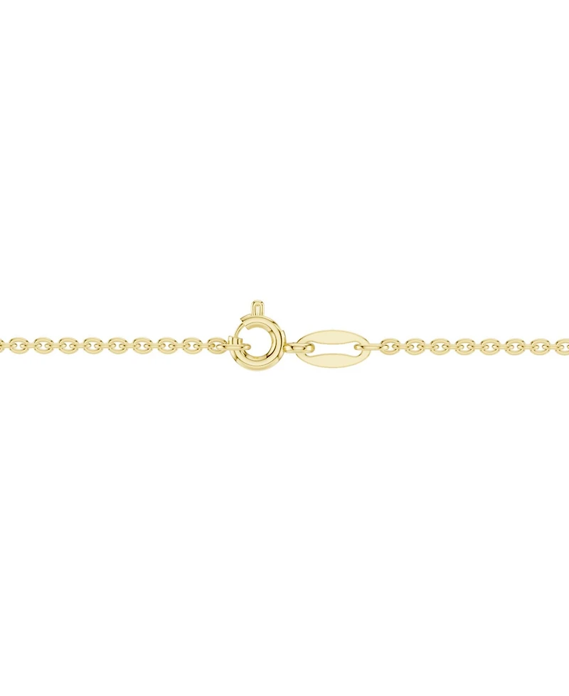 Diamond Tear-Shape Pendant Necklace (1/6 ct. t.w.) in 14k Yellow Gold, 16" + 2" extender