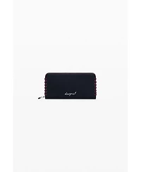 Desigual Women's Medium wallet with detachable leather-effect